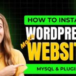 WordPress installation guide with MySQL database setup and plugin configuration for beginners and advanced users.